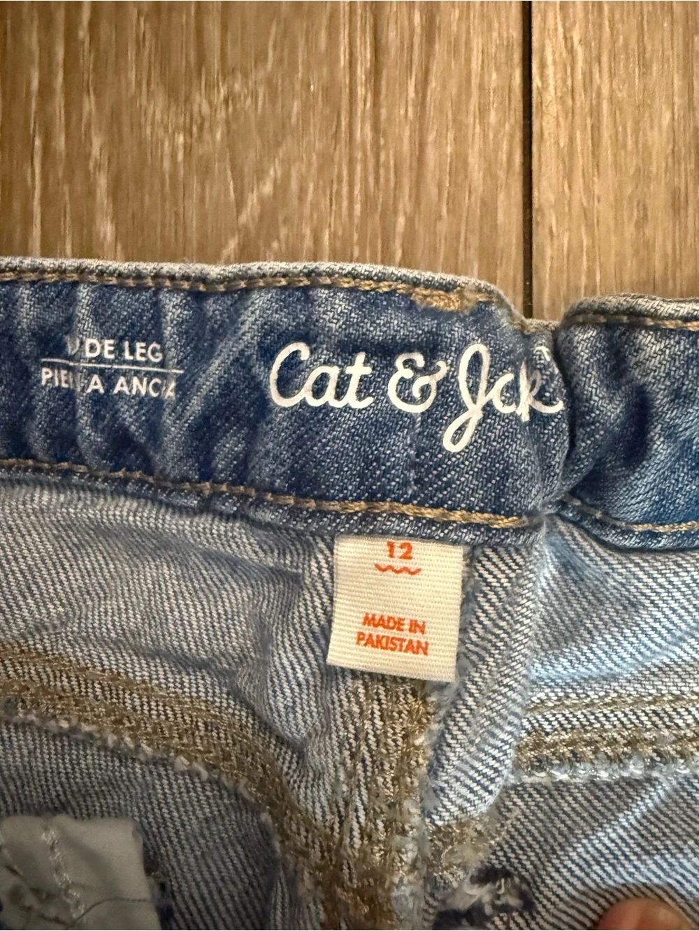 Cat & Jack Kids Wide-Leg Jeans - Light Blue